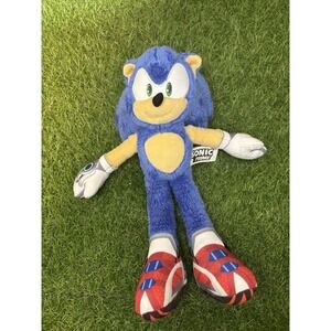 Sonic the Hedgehog Plush 2023 Sonic Prime Netflix Blue 13"‎ Stuffed Toy